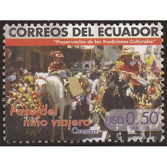 Ecuador 2264 2010 Tradiciones Culturales Pase del Niño Viajero MNH Ecuador 2264 2010 Tradiciones Culturales Pase del Niño Viajero MNH