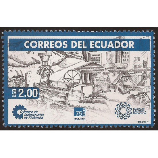 Ecuador 2289 2011 75 Años de la Cámara de Comercio de Pichincha MNH Ecuador 2289 2011 75 Años de la Cámara de Comercio de Pichincha MNH