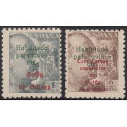 Guinea Española 273/74 1949 Franco MNH