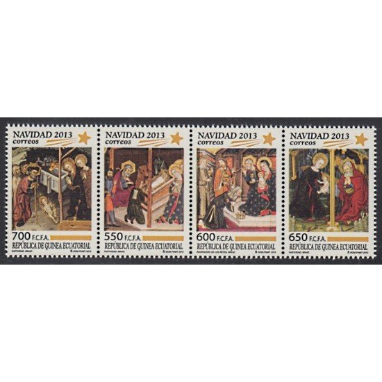 Guinea Ecuatorial 486/89 2013 Navidad MNH Guinea Ecuatorial 486/89 2013 Navidad MNH