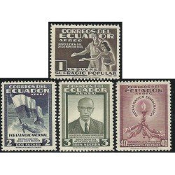 Ecuador A- 154/57 1946 Aéreo Revolución 28 Mayo 1944 MNH Ecuador A- 154/57 1946 Aéreo Revolución 28 Mayo 1944 MNH