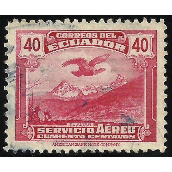 Ecuador A- 168 1946 Servicio Aéreo El Altar Águila Fauna bird Ecuador A- 168 1946 Servicio Aéreo El Altar Águila Fauna bird
