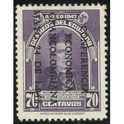 Ecuador A- 199A 1948 Aéreo Conferencia económica Padre Velasco MNH Ecuador A- 199A 1948 Aéreo Conferencia económica Padre Velasco MNH