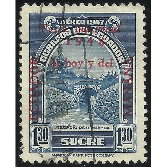 Ecuador A- 203A 1948 Feria Nacional del hoy y del Mañana Usados Ecuador A- 203A 1948 Feria Nacional del hoy y del Mañana Usados