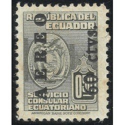 Ecuador A- 216 1949 Aéreo Servicio Consular Ecuatoriano MH Ecuador A- 216 1949 Aéreo Servicio Consular Ecuatoriano MH