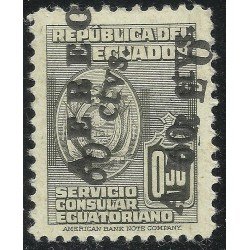 Ecuador A- 216a 1949 Variedad Variety Doble Sobrecarga Servicio Consular MH Ecuador A- 216a 1949 Variedad Variety Doble Sobrecarga Servicio Consular MH