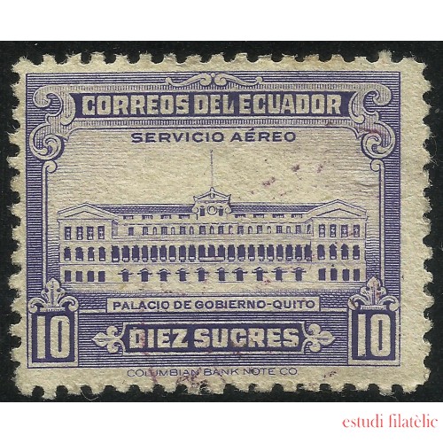 Ecuador A-219 1950 Servicio Aéreo Palacio del Gobierno de Quito MH