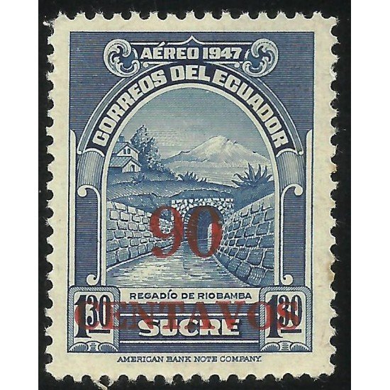 Ecuador A- 234 1952 Aéreo Regadío de Riobamba MH Ecuador A- 234 1952 Aéreo Regadío de Riobamba MH