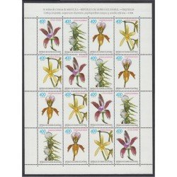 Guinea Ecuatorial 255/58 1999 Minihojita Orquídeas MNH Guinea Ecuatorial 255/58 1999 Minihojita Orquídeas MNH