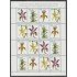 Guinea Ecuatorial 255/58 1999 Minihojita Orquídeas MNH