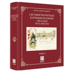 Tarjetas Postales ilustradas de España circuladas en el s. XIX Vol II Tapa Dura Tarjetas Postales ilustradas de España circuladas en el s. XIX Vol II Tapa Dura