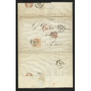 <div><strong>España 1867 Nº 89 Zaragoza a Oloron (Francia)</strong></div>