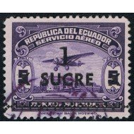 Ecuador A- 279 1955 Servicio Aéreo Avión Sobrecargado Usado