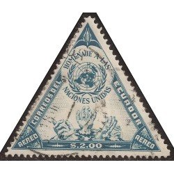 Ecuador A- 316 1957 Aéreo Homenaje a las Naciones Unidas Usado Ecuador A- 316 1957 Aéreo Homenaje a las Naciones Unidas Usado