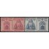 Ecuador A 318a + 320a 1958 Dolorosa del Colegio de San Gabriel Milagro Religión MNH