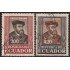 Ecuador A- 334/35 1958 4 Cº de la Muerte de Carlos V Rey Usados