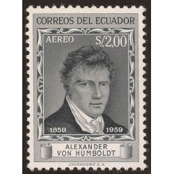 Ecuador A- 343 1959 Cº Muerte Alexander Von Humbdolt MH Ecuador A- 343 1959 Cº Muerte Alexander Von Humbdolt MH