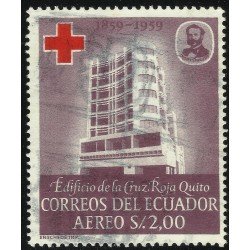 Ecuador A- 376 1960 Inaguración Edificio Cruz Roja Red Cross Usado Ecuador A- 376 1960 Inaguración Edificio Cruz Roja Red Cross Usado