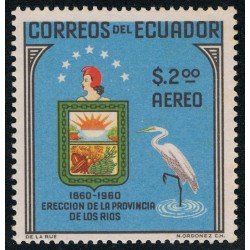 Ecuador A- 382 1961 Centenario Provincia de Los Rios Fauna Bird MNH Ecuador A- 382 1961 Centenario Provincia de Los Rios Fauna Bird MNH