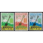 Ecuador A- 399/01 1963 Aéreo Campaña Mundial contra el Hambre Usado