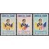 Ecuador A- 410/12 1963 Gira de Confraternidad Bandera Flag MNH