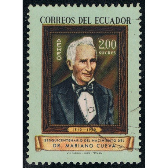 Ecuador A- 414 1963 Aéreo 25 Aniversario Caja de Seguros Usado Ecuador A- 414 1963 Aéreo 25 Aniversario Caja de Seguros Usado