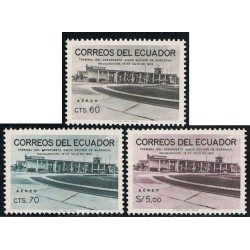 Ecuador A- 415/17 1963 Aéreo Inaguración Aeropuerto Simón Bolivar MNH Ecuador A- 415/17 1963 Aéreo Inaguración Aeropuerto Simón Bolivar MNH
