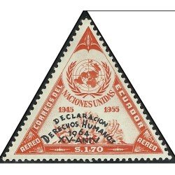 Ecuador A- 427 1964 Aéreo Declaración Derechos Humanos Naciones Unidas MNH Ecuador A- 427 1964 Aéreo Declaración Derechos Humanos Naciones Unidas MNH