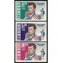 Ecuador A- 430/32 1964 Aéreo Aniversario Muerte Kennedy MNH