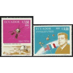 Ecuador A- 464/65 1967 Aéreo Cooperación especial Franco Americana Kennedy MNH Ecuador A- 464/65 1967 Aéreo Cooperación especial Franco Americana Kennedy MNH