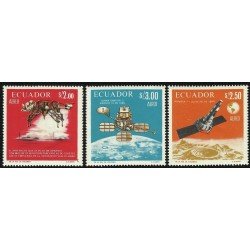 Ecuador A- 466/68 1967 Aéreo Conquista de la luna MNH Ecuador A- 466/68 1967 Aéreo Conquista de la luna MNH
