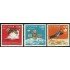 Ecuador A- 466/68 1967 Aéreo Conquista de la luna MNH