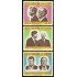 Ecuador A- 487/89 1967 Aéreo Kennedy Churchill De Gaulle MNH