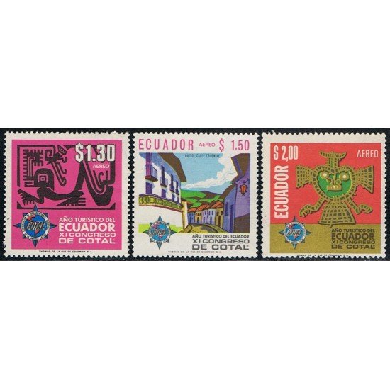 Ecuador A- 497/99 1968 11 Congreso COTAL Organización turística América Latina Ecuador A- 497/99 1968 11 Congreso COTAL Organización turística América Latina