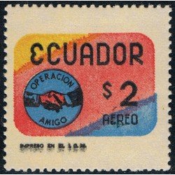 Ecuador A- 505 1970 Aéreo Operación Amigo Amnistía MH Ecuador A- 505 1970 Aéreo Operación Amigo Amnistía MH