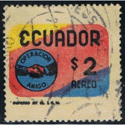 Ecuador A- 505 1970 Aéreo Operación Amigo Amnistía Usado Ecuador A- 505 1970 Aéreo Operación Amigo Amnistía Usado