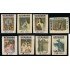 Ecuador A- 518/25 1971 Sin dentar Variedad Variety imperforate Religión Painting