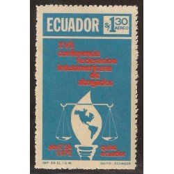Ecuador A- 540 1972 XVII Conferencia Federación Interamericana Abogados MNH Ecuador A- 540 1972 XVII Conferencia Federación Interamericana Abogados MNH