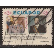 Ecuador A- 571 1973 Visita Presidente Venezuela Rafael Caldera Guillermo Rodrígu