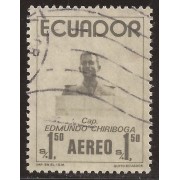 Ecuador A- 581 1974 Aéreo Capitán Edmundo Chiriboga Usado