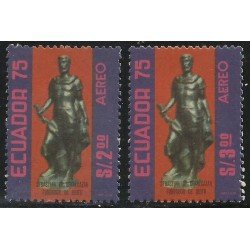 Ecuador A- 608/09 1975 Fundación de Quito Sebastian de Benalcazar MNH Ecuador A- 608/09 1975 Fundación de Quito Sebastian de Benalcazar MNH