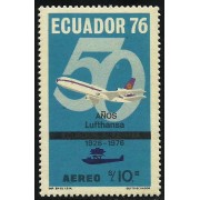Ecuador A- 617 1975 50 Años Lufthansa Avión MH