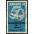 Ecuador A- 617 1975 50 Años Lufthansa Avión usado