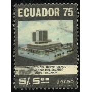 Ecuador A- 625 1976 Aéreo Nuevo Palacio Correos Quito usado