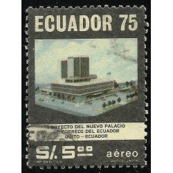 Ecuador A- 625 1976 Aéreo Nuevo Palacio Correos Quito usado Ecuador A- 625 1976 Aéreo Nuevo Palacio Correos Quito usado