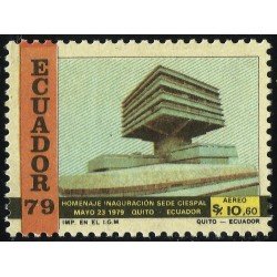 Ecuador A- 681 1979 Aéreo Inaguración sede CIESPAL MNH Ecuador A- 681 1979 Aéreo Inaguración sede CIESPAL MNH