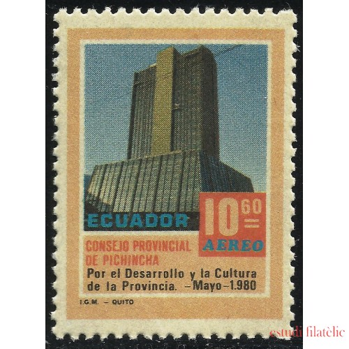 Ecuador A- 702 1980 Consejo Provincial de Pichincha MNH