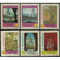 Ecuador A- 703/08 1980 Virgen de la Merced Patrona Fuerzas Armadas MNH Ecuador A- 703/08 1980 Virgen de la Merced Patrona Fuerzas Armadas MNH