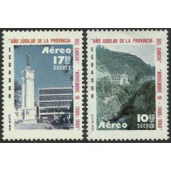 Ecuador A- 720/21 1980 Año Jubilar de la provincia del Carchi MNH Ecuador A- 720/21 1980 Año Jubilar de la provincia del Carchi MNH