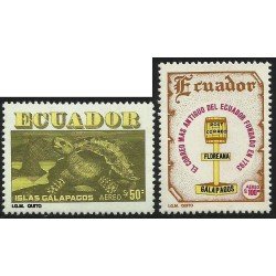 Ecuador A- 730/31 1981 Islas Galápagos Tortuga Fauna Tortoise MH Ecuador A- 730/31 1981 Islas Galápagos Tortuga Fauna Tortoise MH